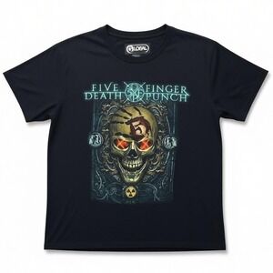 Five Finger Death Punch Skull Graphic Shirt Black Large